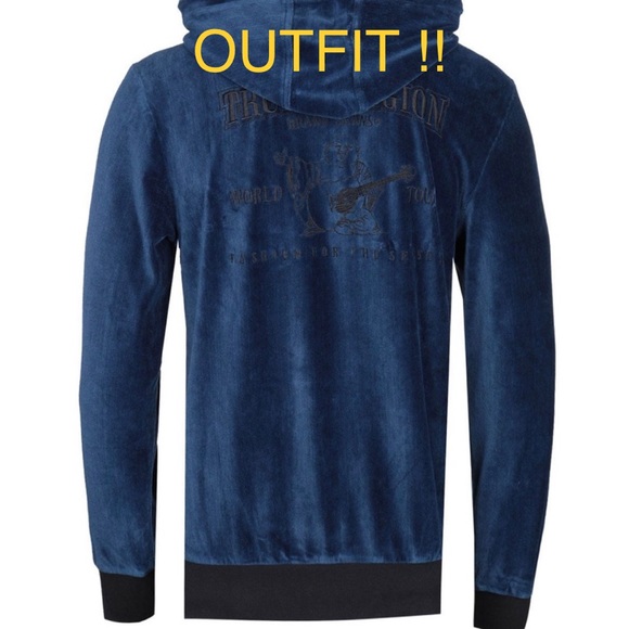 True Religion VELOUR CORDUROY TRACKSUIT Top & Bottom $300Retail-Mens XXXL-NWT - Picture 1 of 10